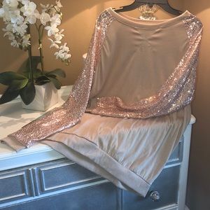 Blouse with Sequin Sleeves🔥🔥🔥